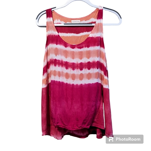 Anthro Ben and Lucia Tie Dye Silk Tank Top - Picture 1 of 5